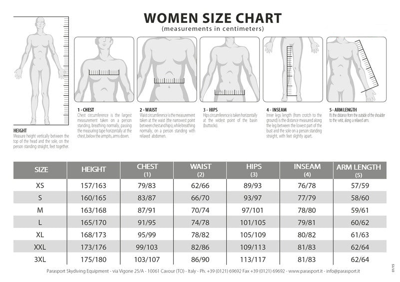 Women Skydiving Summer Suit S2-01