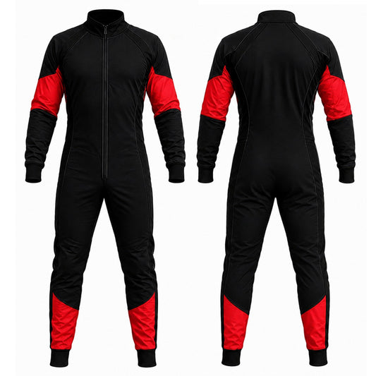 Skyex Skydiving Black and red Suit