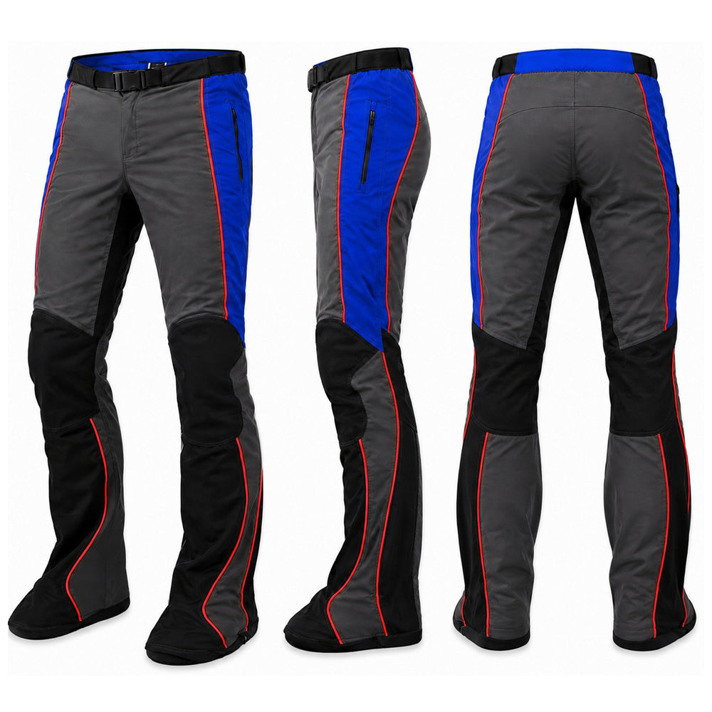 Skyex Skydiving grey  black and blue Bootie Pant-010