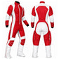 Skyex Skydiving Formation red and white Suit ND-04