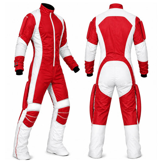 Skyex Skydiving Formation red and white Suit ND-04
