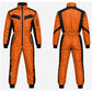 Paragliding orange and black Suit De-04 (skyex suit)