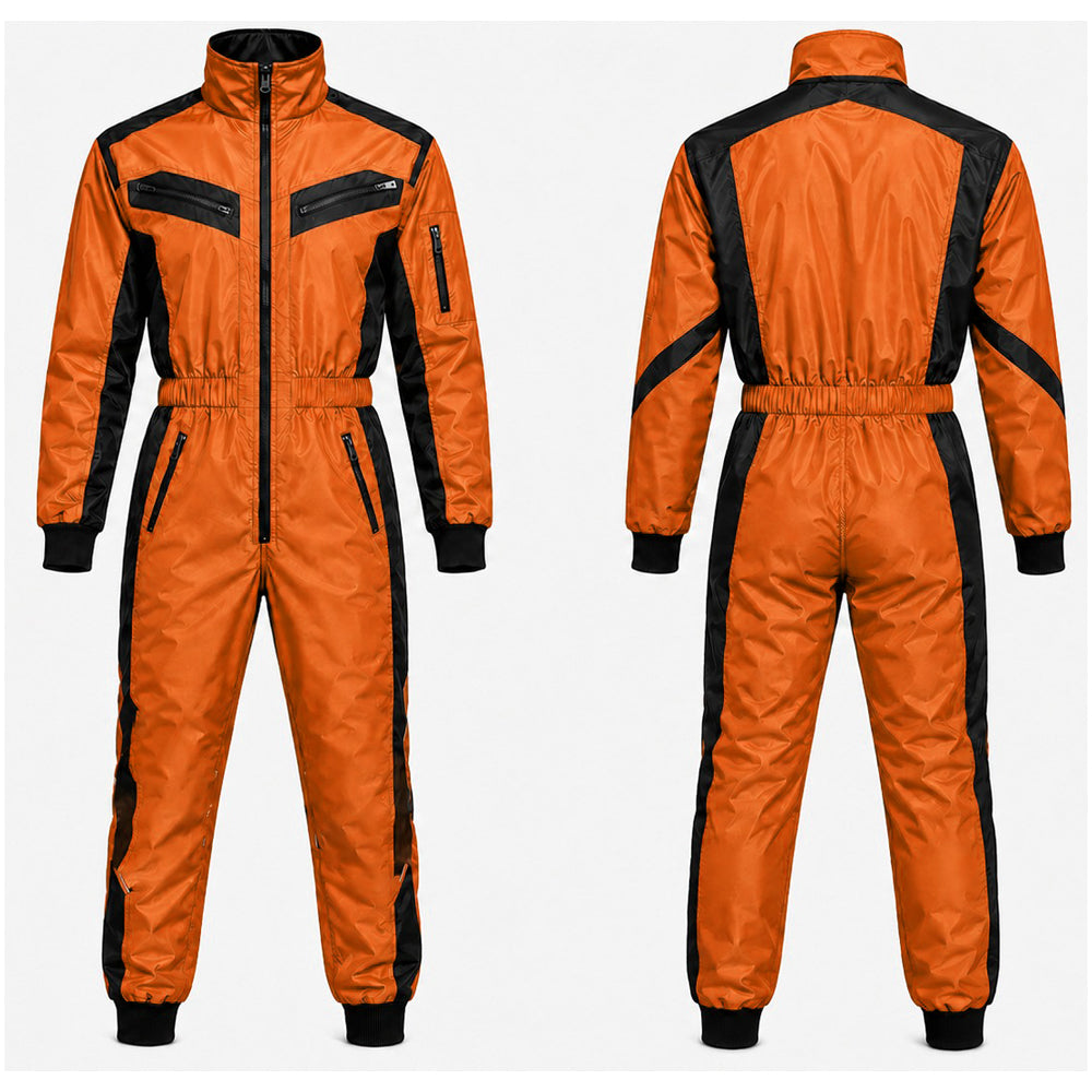 Paragliding orange and black Suit De-04 (skyex suit)