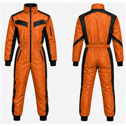 Paragliding orange and black Suit De-04 (skyex suit)