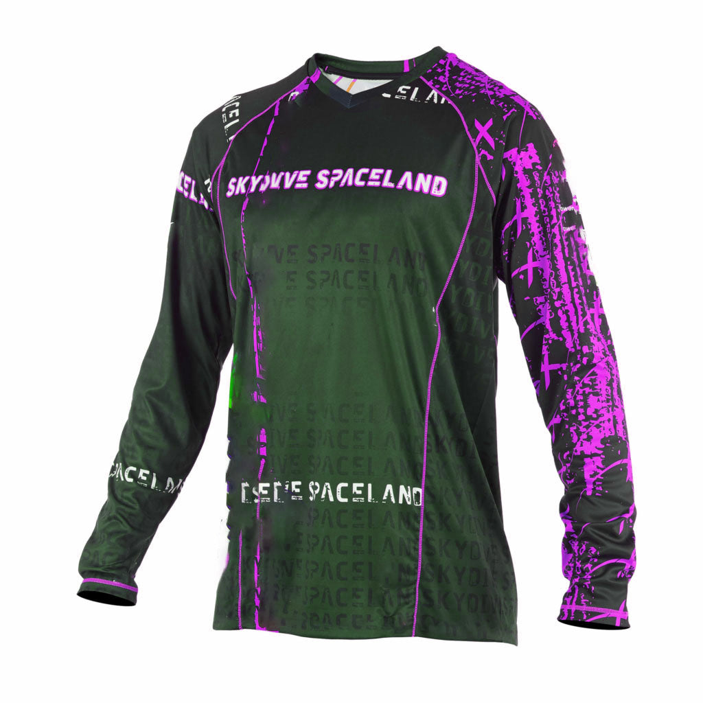 Skydiving sublimation printed jersey-018
