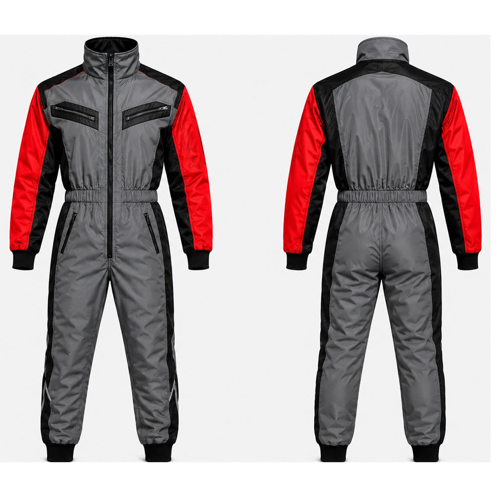 Paragliding Grey red and black Suit De-02 (skyex suits )