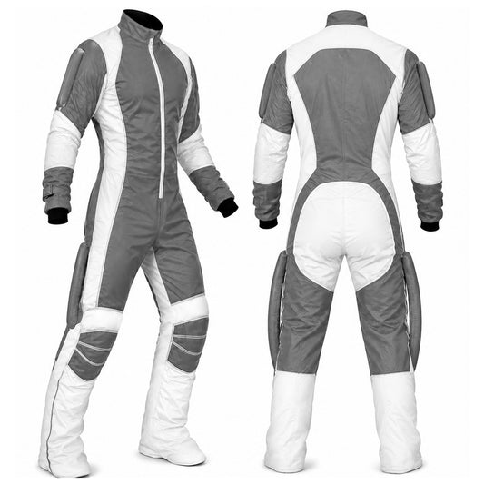 Skyex Skydiving grey and white Formation Suit ND-07