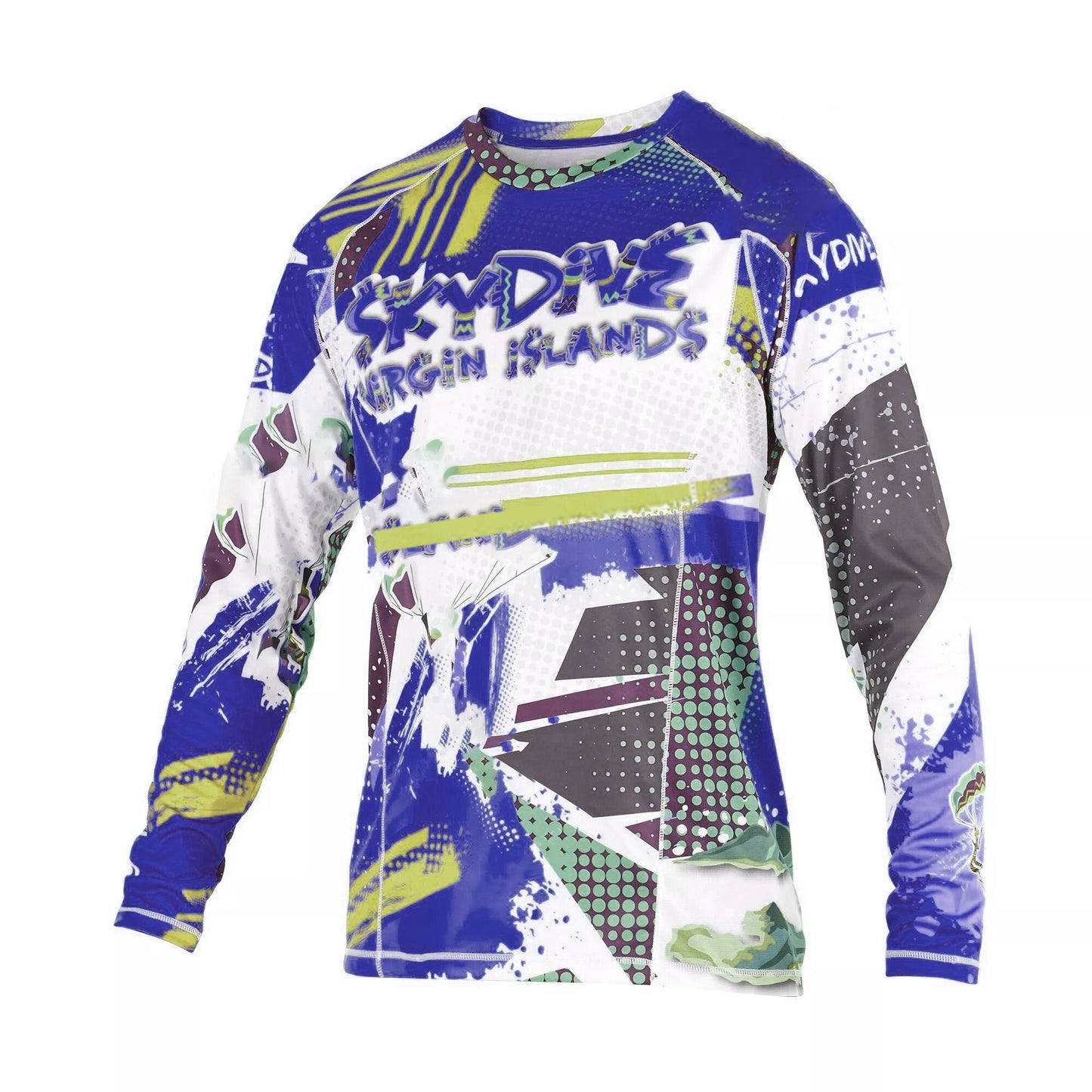 Skydiving sublimation printed jersey-021