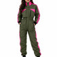 Paragliding olive green and pink color Suit De-02