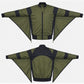Skydiving Olive Green and black Camera jacket nd-035