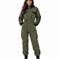 Paragliding olive green and black Suit De-02