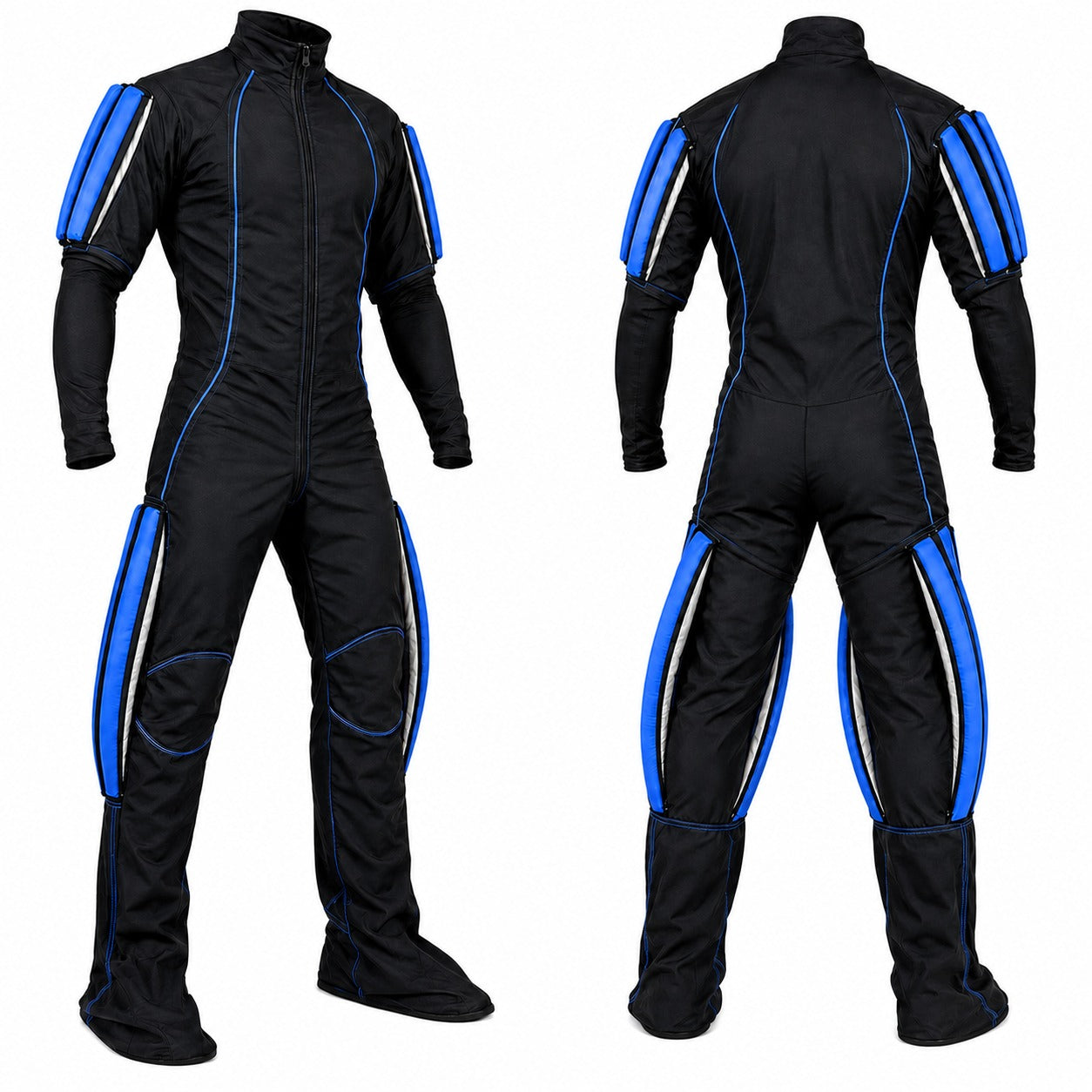 Skyex Skydiving black and blue color Formation Suit RW-02