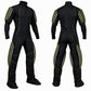 Skyex Skydiving black and olive green color Formation Suit RW-02