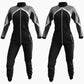 Unique Design Grey and Black  Skydiving JumpSuit Spandex, lycra