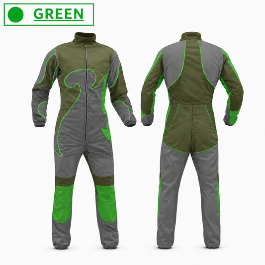 Skydiving Olive green Grey And Green suit An-04