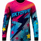 Skydiving sublimation printed jersey-023