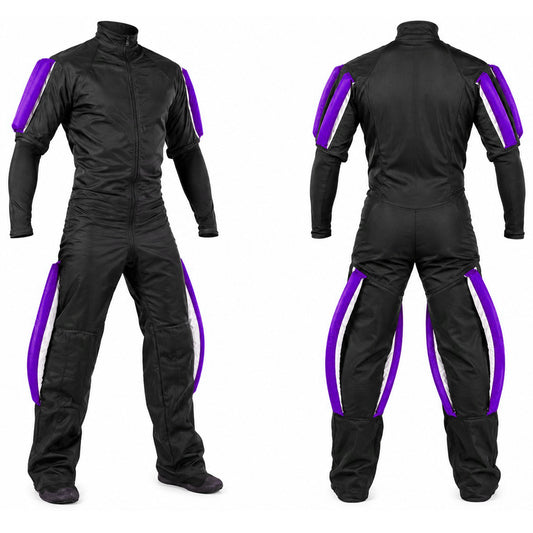 Skyex Skydiving black and purple Formation Suit RW-08