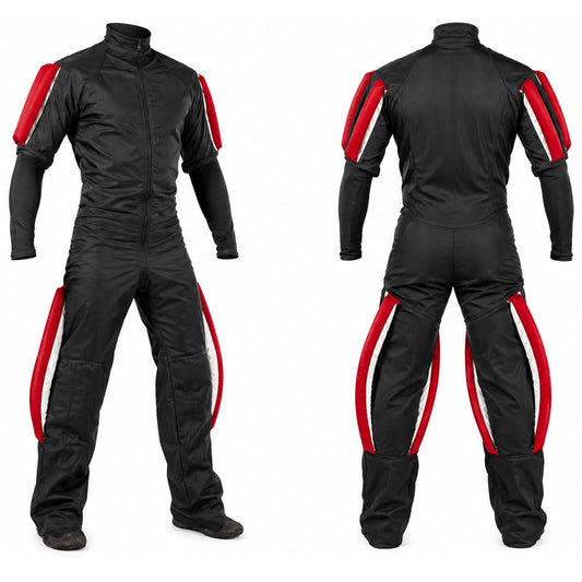 Skyex Skydiving red and black Formation Suit RW-09