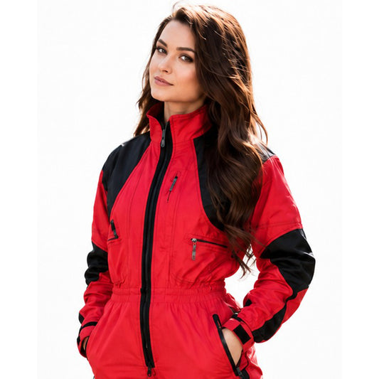 Skyex Paragliding Stylish red and Black Suit De-08