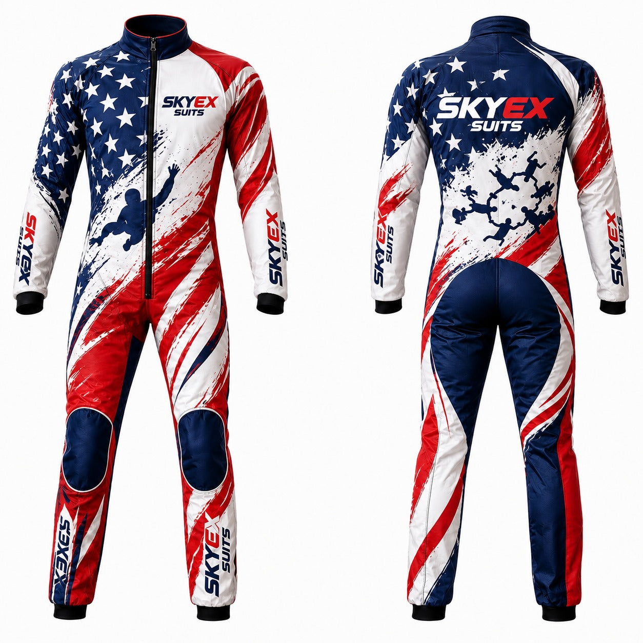 USA Flag Skyex Skyiving Sublimation jumpsuit