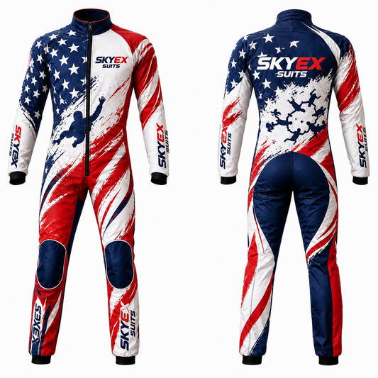 USA Flag Skyex Skyiving Sublimation jumpsuit
