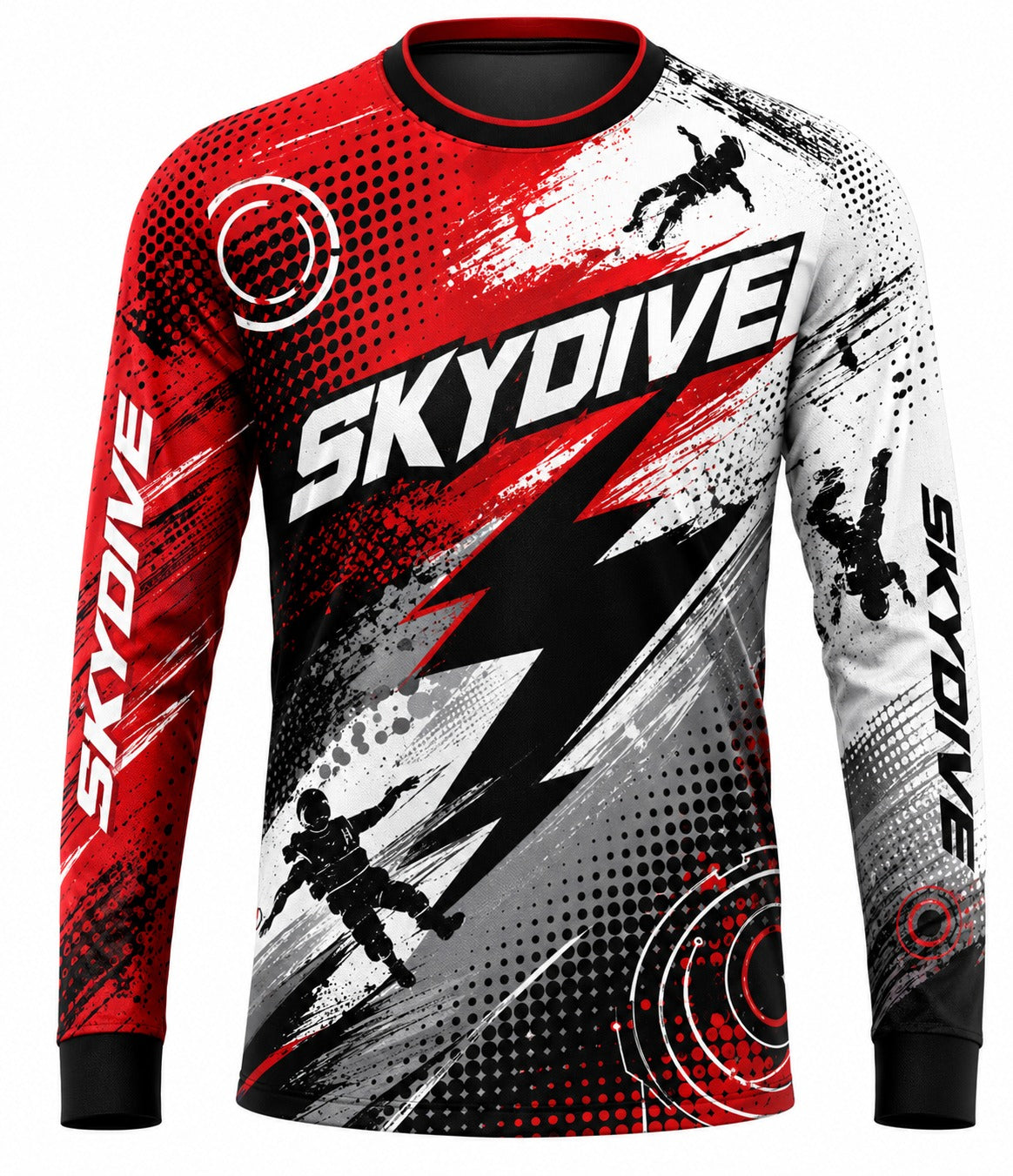 Skydiving sublimation printed jersey-031