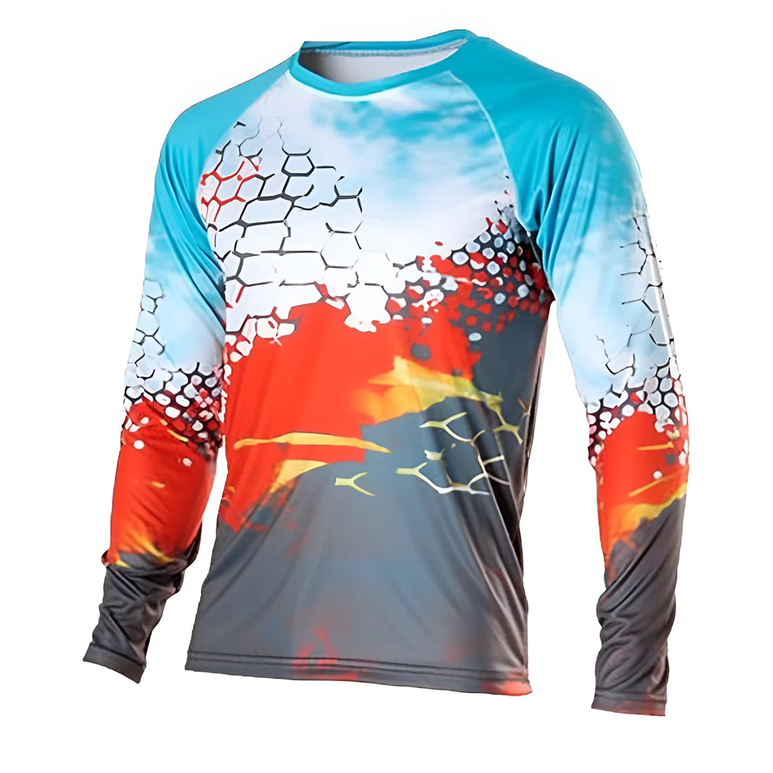 Skydiving sublimation printed jersey-025
