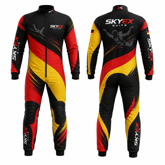 German Flag Skyex Skyiving Sublimation jumpsuit