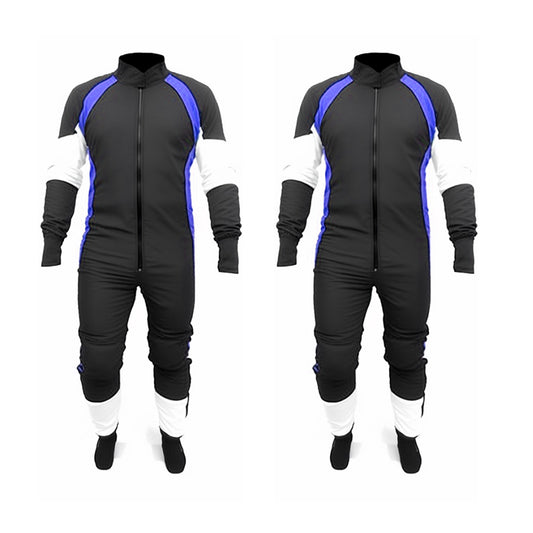 Freely Skydiving Suit Black blue and  white