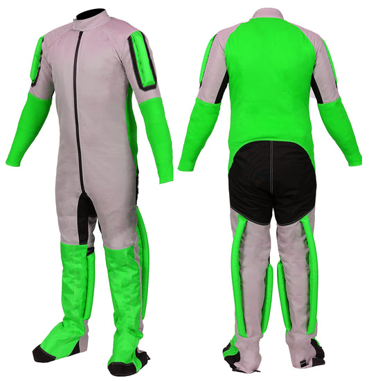 Latest Design Skydiving Grey and  Parrot color Formation Suit  RW-02