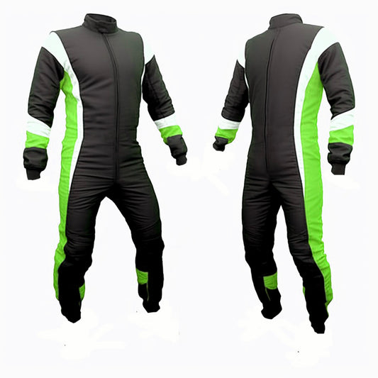 Freely Skydiving Suit Black Parrot and white  Skyexsuits