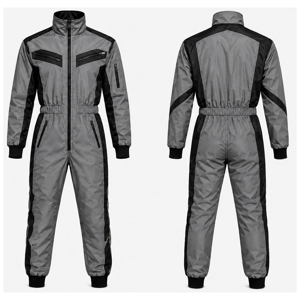 Paragliding Grey and black Suit Design-04