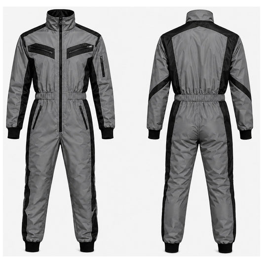 Paragliding Grey and black Suit Design-04