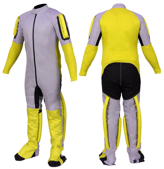 Latest Design Skydiving Grey and Yellow Formation Suit  RW-02