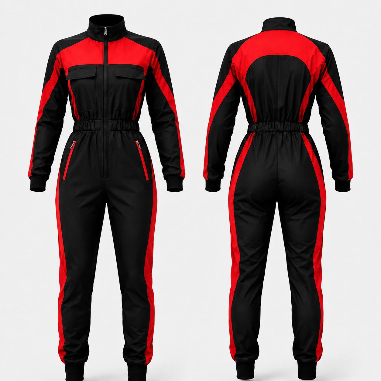 Paragliding red and  black color Suit SEP-10