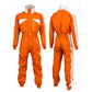 Paragliding Orange and white Suit De-01