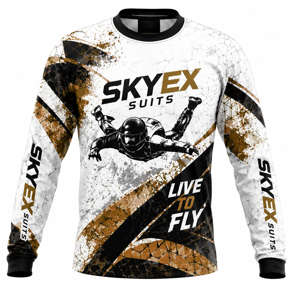 Skydiving sublimation printed jersey-024