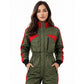 Paragliding olive green and red Suit De-02
