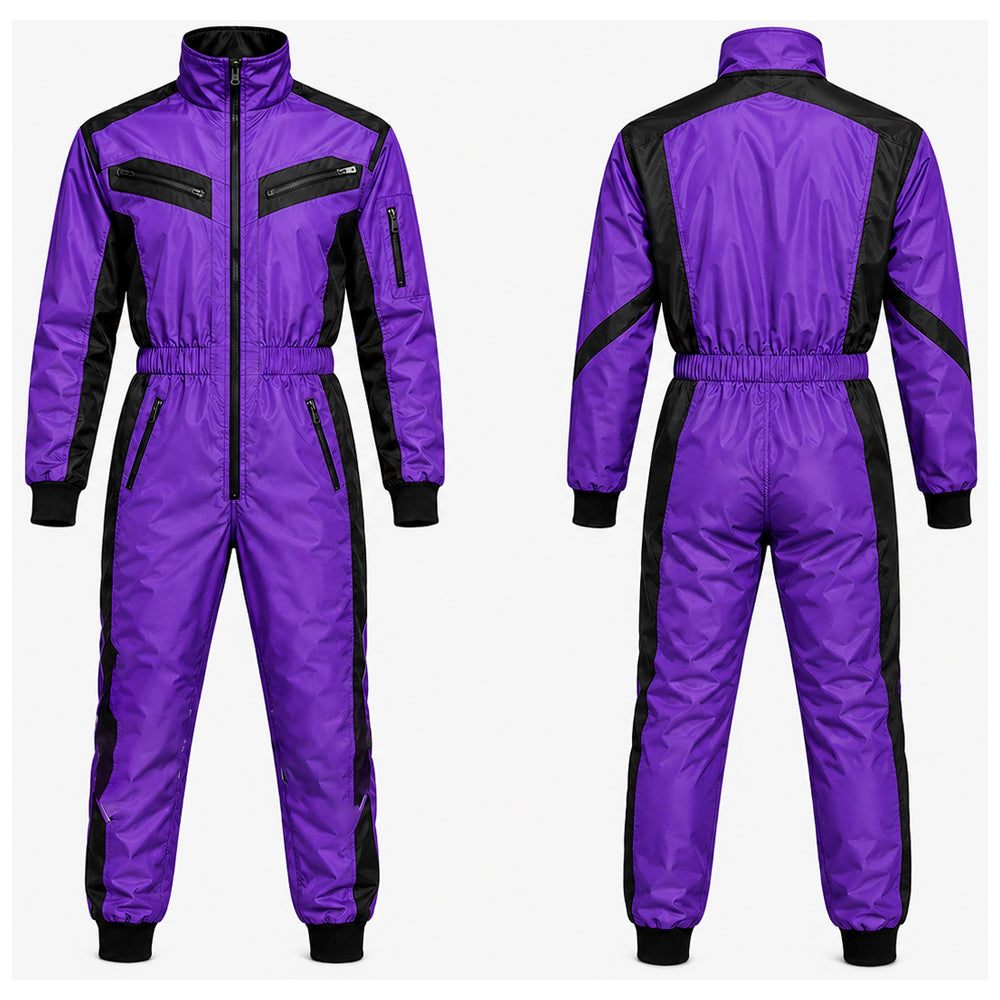 Paragliding Purple and black Suit  Design-04