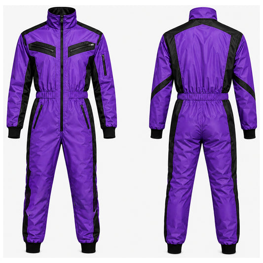 Paragliding Purple and black Suit  Design-04