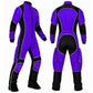 Skyex Skydiving Purple black and white Formation Suit ND-02