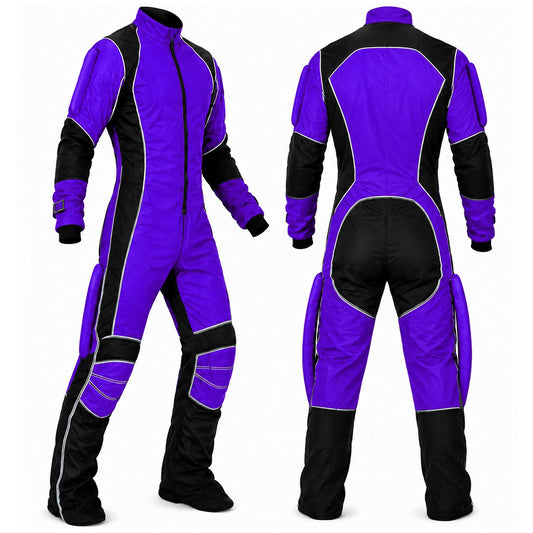 Skyex Skydiving Purple black and white Formation Suit ND-02