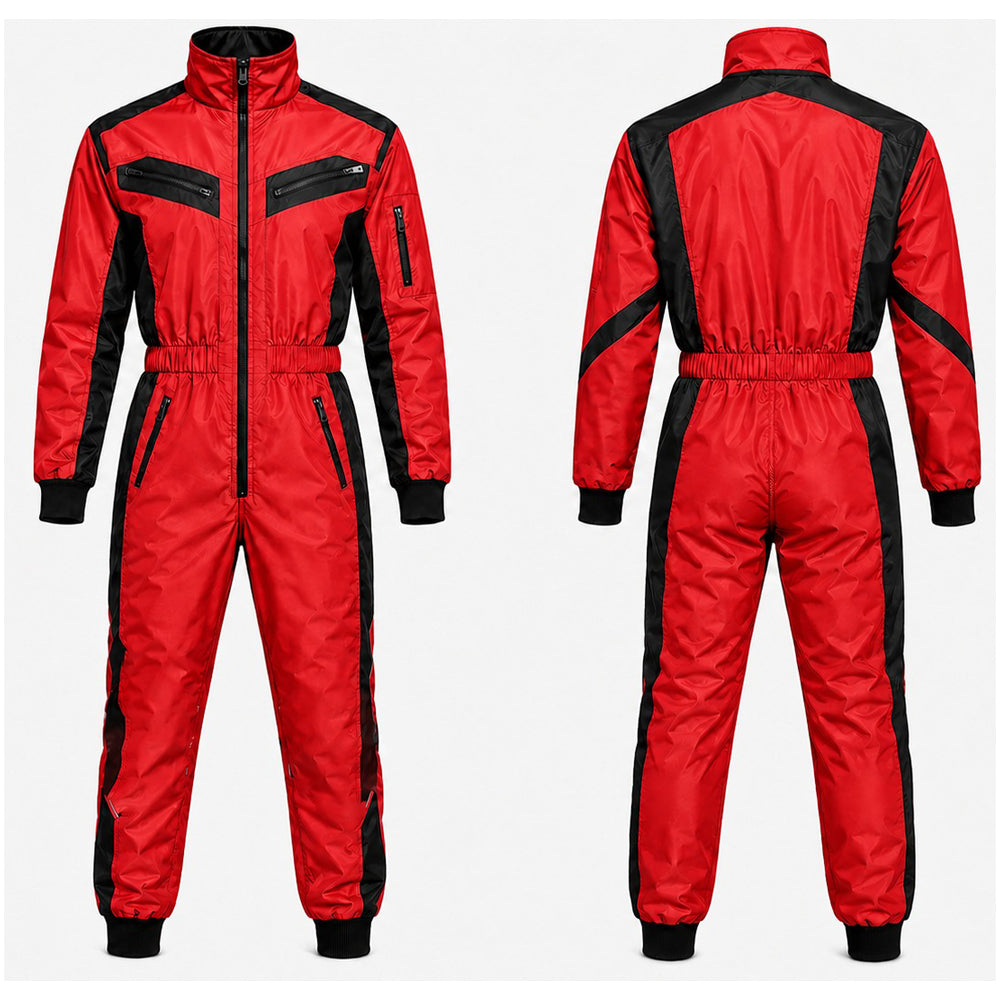 Paragliding Red and black Suit Design-04