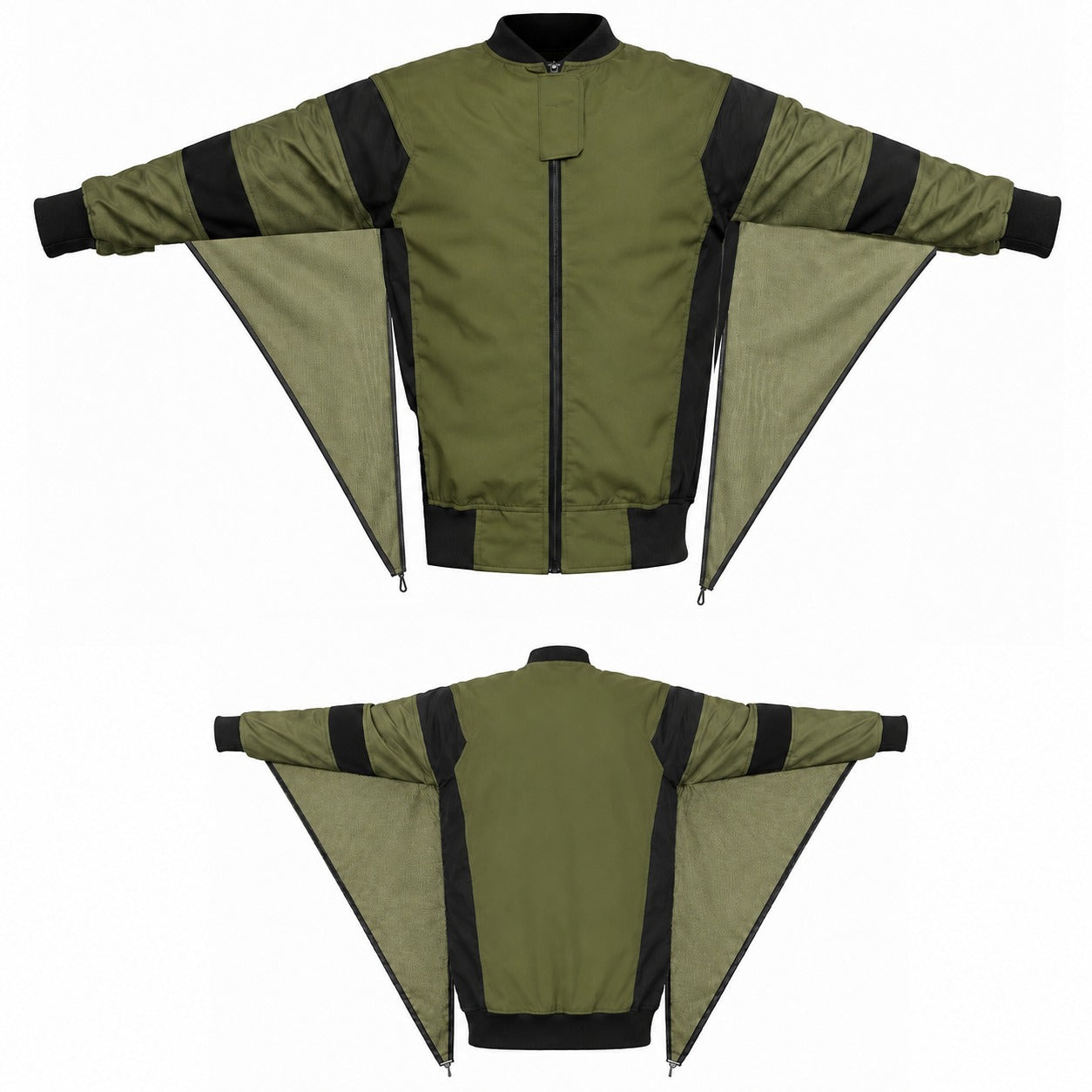 Skyex Skydiving  Olive Green Color Camera jacket nd-027