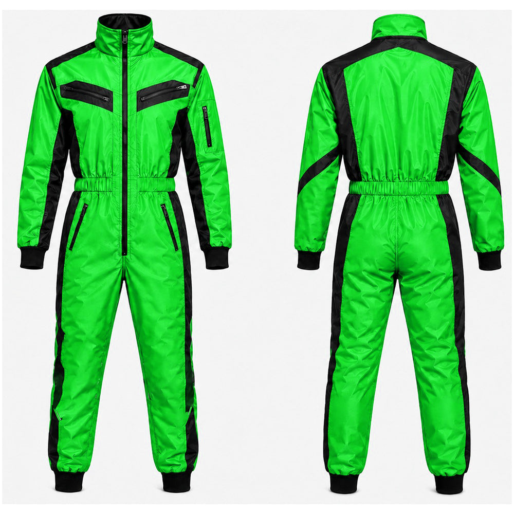 Paragliding  parrot and black suit -04
