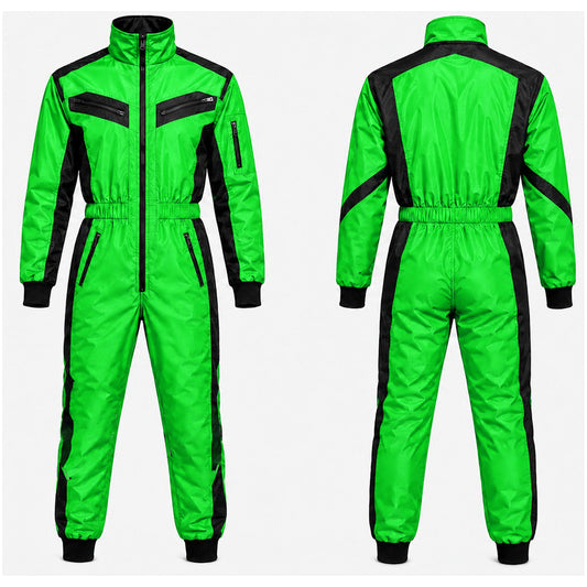 Paragliding  parrot and black suit -04