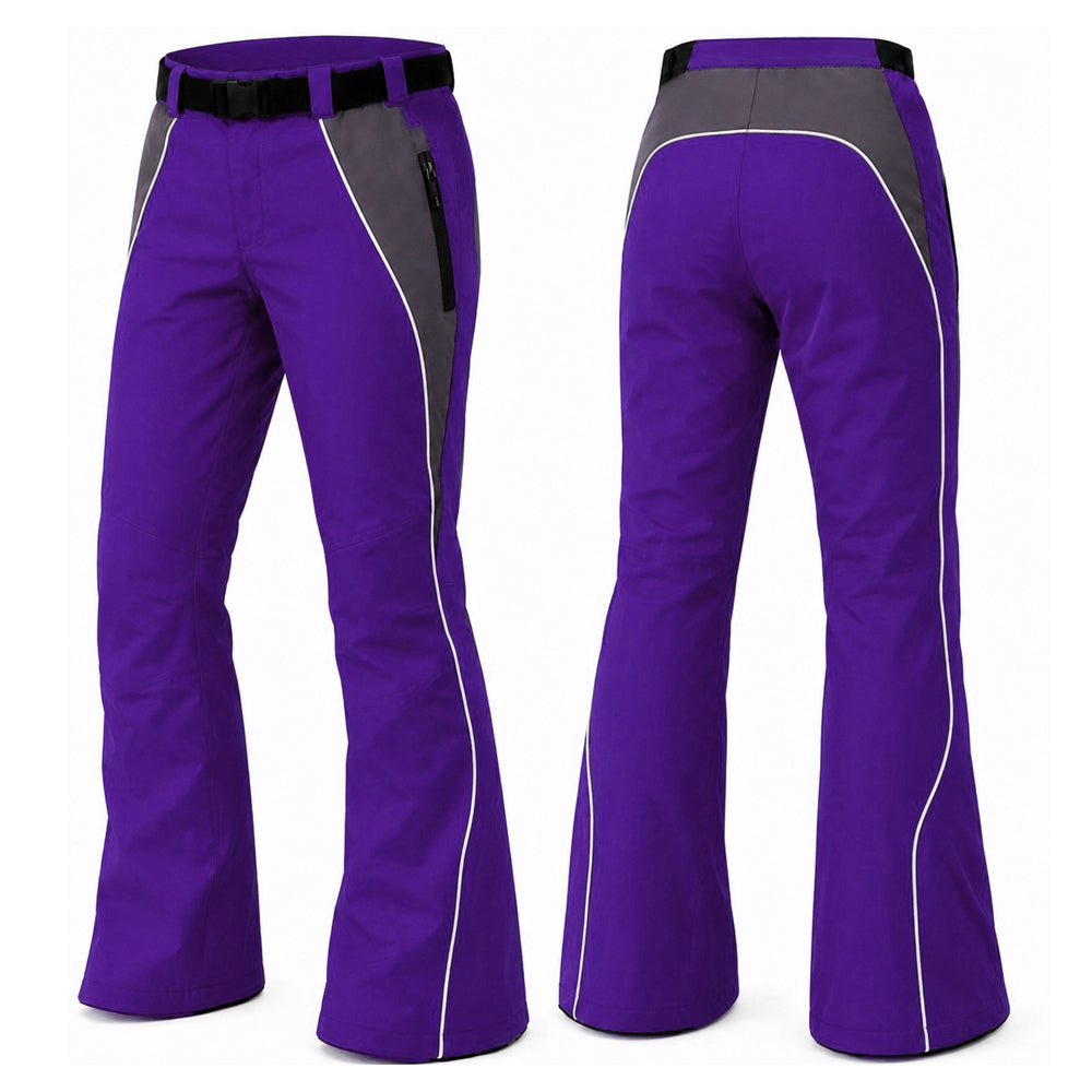 Skyex Skydiving purple and grey Bootie Pant-05