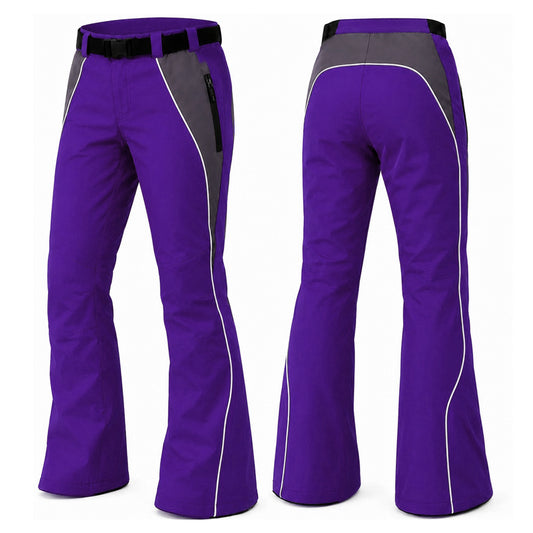 Skyex Skydiving purple and grey Bootie Pant-05