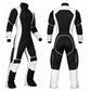 Skyex Skydiving black and white Formation Suit ND-03