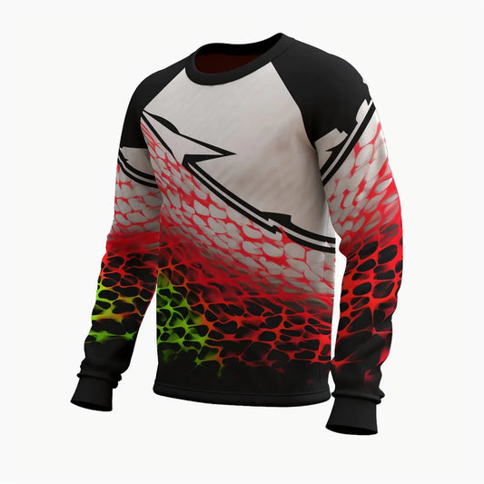 Skydiving sublimation printed jersey-033